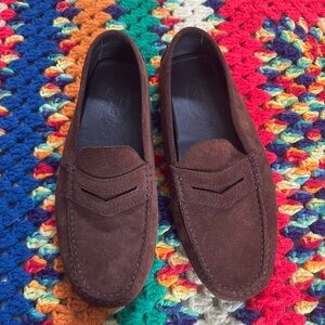 Tod’s Men’s suede driving penny loafers 7.5